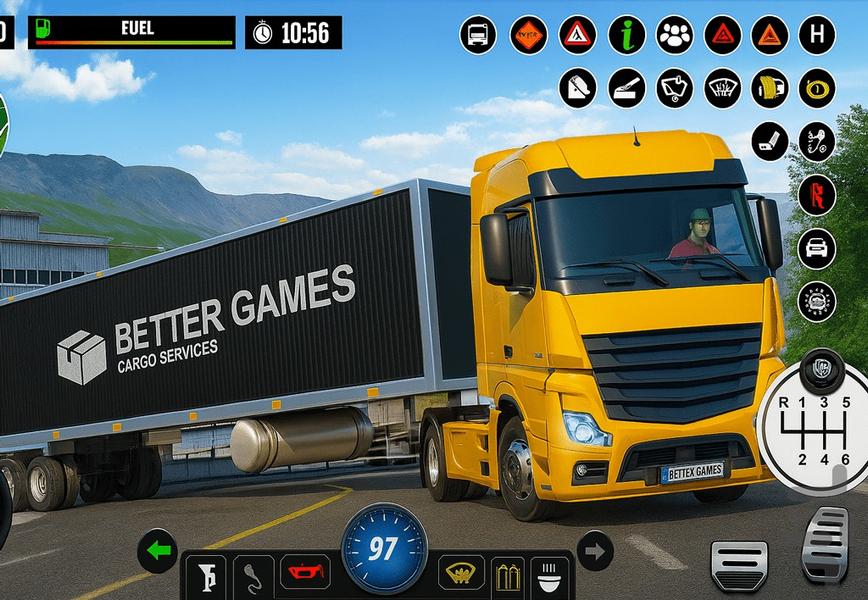 بازی ماشینی کامیون - Gameplay image of android game
