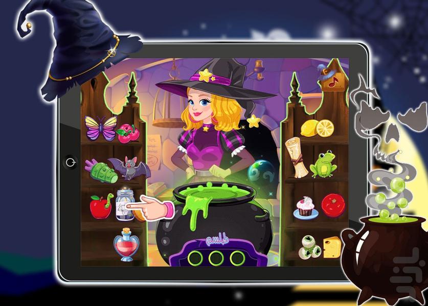 بازی دخترانه دختر جادوگر - Gameplay image of android game