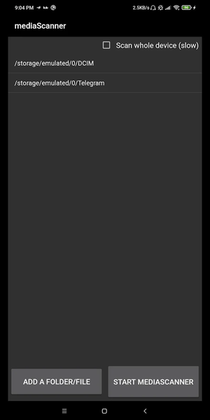 mediaScanner — Simple scanner - عکس برنامه موبایلی اندروید