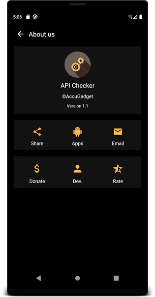 API Checker - Image screenshot of android app