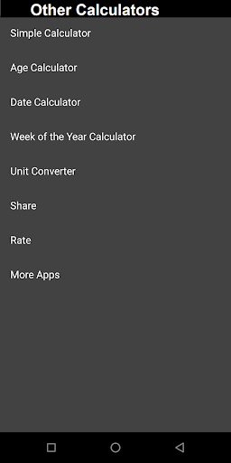 Percentage Calculator - Image screenshot of android app