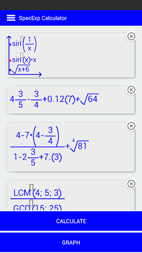 SpecExp Scientific Calculator - Image screenshot of android app