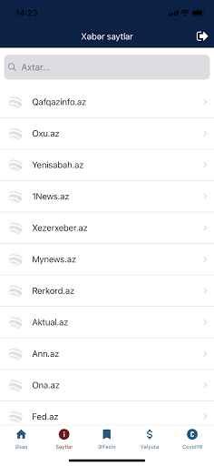 Xəbərlər - Image screenshot of android app