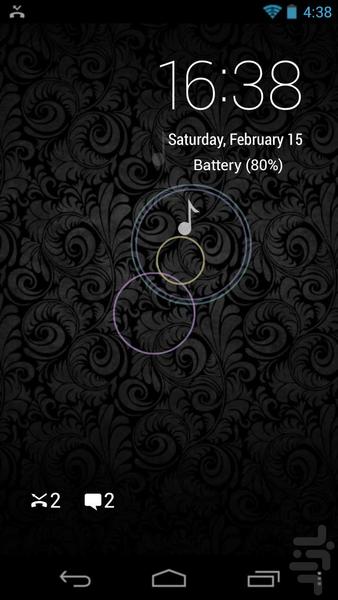 Rhytmic Screen Lock - Image screenshot of android app