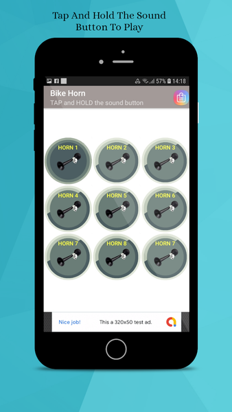 Bike Horn - Image screenshot of android app