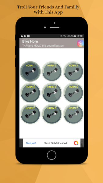 Bike Horn - Image screenshot of android app