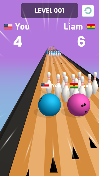 Bowling Run 3D - Image screenshot of android app