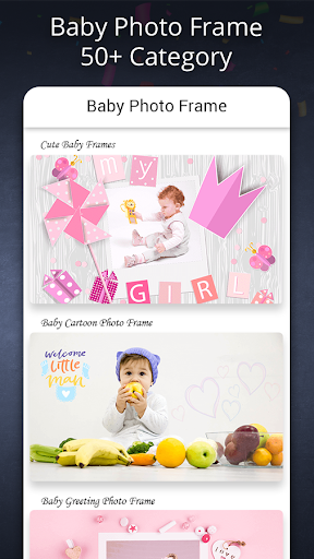 Baby Photo Editor App Frames - عکس برنامه موبایلی اندروید