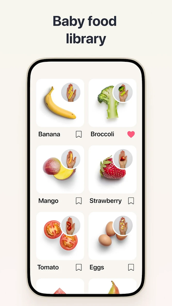 Starting Solids: Baby Food - Image screenshot of android app