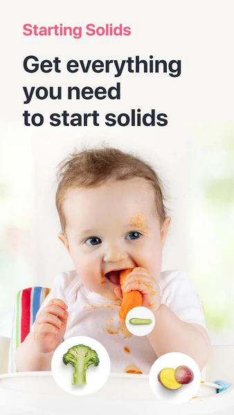 Starting Solids: Baby Food - Image screenshot of android app