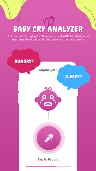 Baby Cry Analyzer - Cry Sounds - Image screenshot of android app