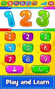 Baby Phone for toddlers - Numbers, Animals & Music - Gameplay image of android game