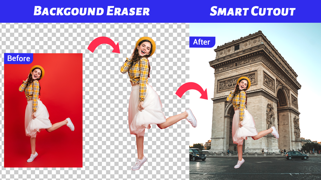 Auto Background Eraser - عکس برنامه موبایلی اندروید