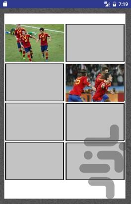 دو به دو فوتبال اسپانیا - عکس بازی موبایلی اندروید