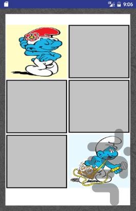 دو به دو اسمورف ها - عکس بازی موبایلی اندروید