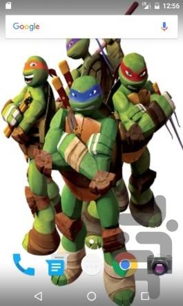 والپیپر لاک پشت لینجا - عکس برنامه موبایلی اندروید