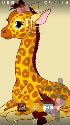 والپیپر زرافه گردن دراز - عکس برنامه موبایلی اندروید