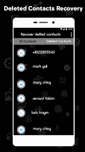 Deleted contact recovery - عکس برنامه موبایلی اندروید