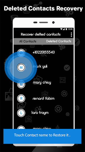 Deleted contact recovery - عکس برنامه موبایلی اندروید