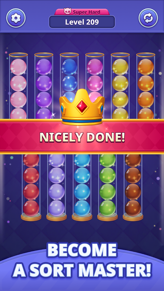 Ball Sort Genius - Puzzle Game - Gameplay image of android game