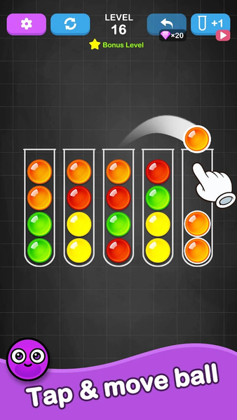 Ball Sort - Color Sorting Game - Gameplay image of android game