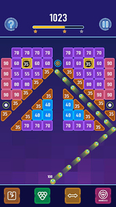 Bricks Breaker - Balls Crush - Gameplay image of android game