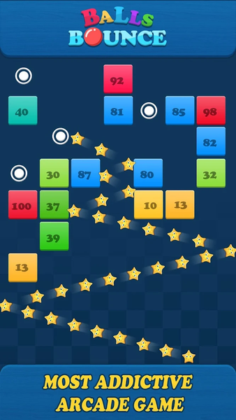 Balls Bounce:Bricks Crasher - Gameplay image of android game