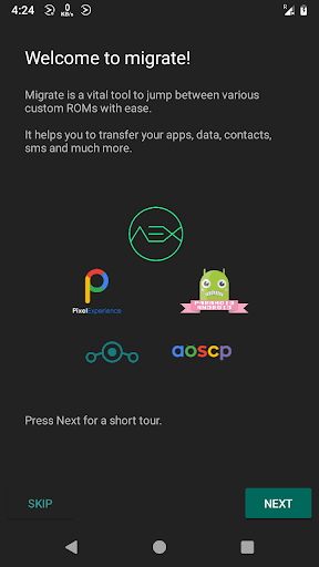 Migrate - custom ROM migration tool [3.1.1 GPE] - عکس برنامه موبایلی اندروید