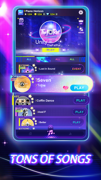 Piano Horizon: My Band GO! - Gameplay image of android game
