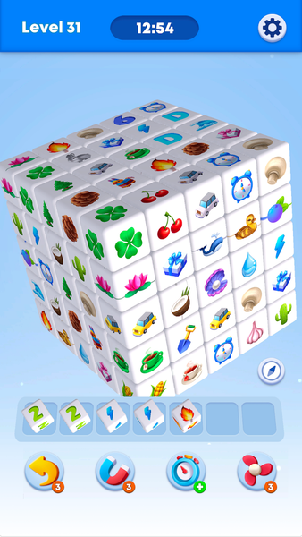 Zen Cube 3D Match Puzzle Game - Gameplay image of android game