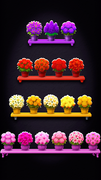 Flower Sort: Blossom Match - Gameplay image of android game