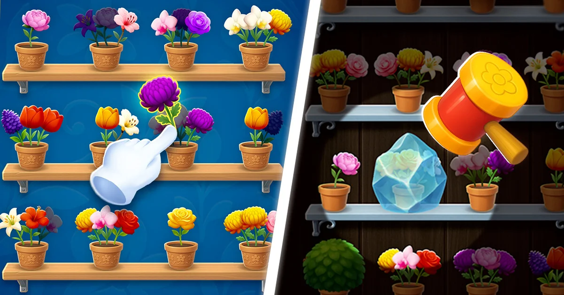Flower Sort: Blossom Match - Gameplay image of android game