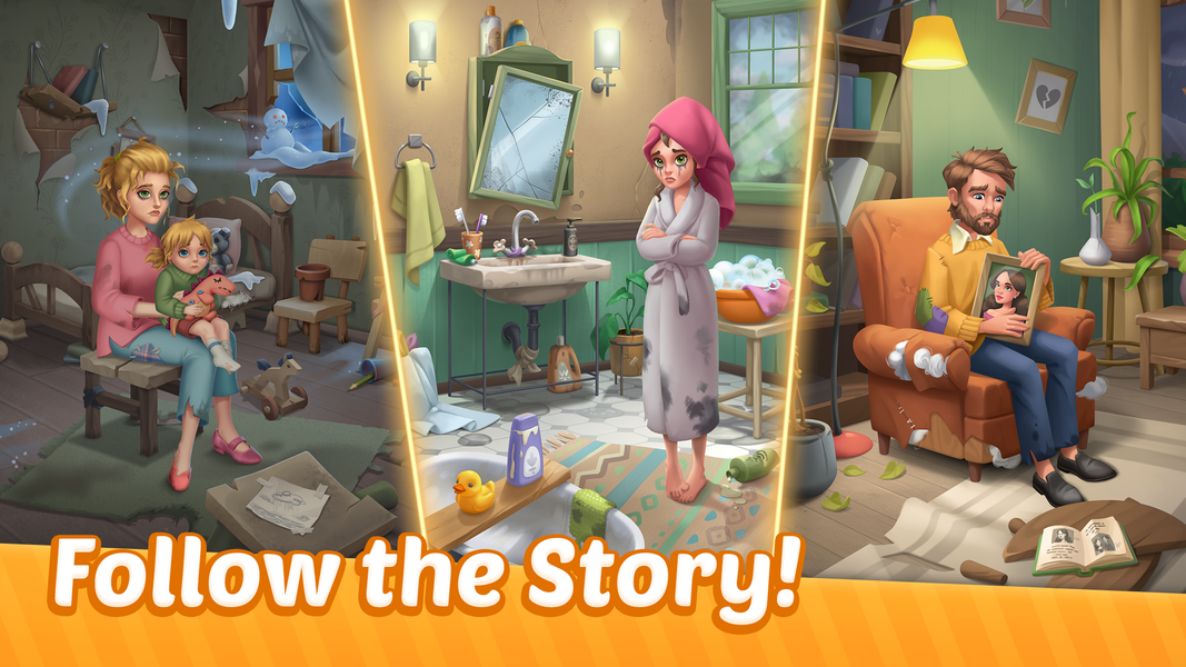 Tile Stories: Match Puzzle - Gameplay image of android game
