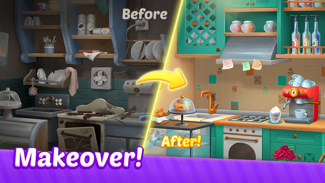 Tile Stories: Match Puzzle - Gameplay image of android game