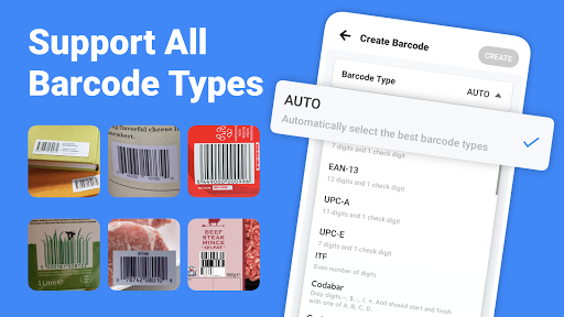 Barcode Generator & Scanner - عکس برنامه موبایلی اندروید