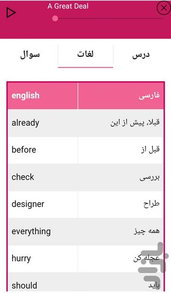 ۲۰۰ مکالمه روزمره انگلیسی - عکس برنامه موبایلی اندروید