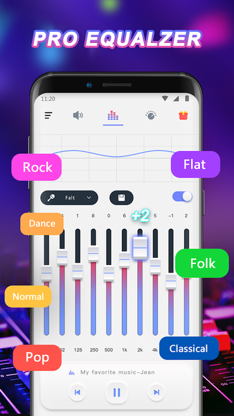 Bass Booster & Equalizer - عکس برنامه موبایلی اندروید