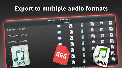 Drum Solo Studio: drums set - عکس برنامه موبایلی اندروید