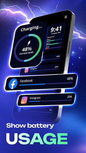 Charging Battery Animation - عکس برنامه موبایلی اندروید