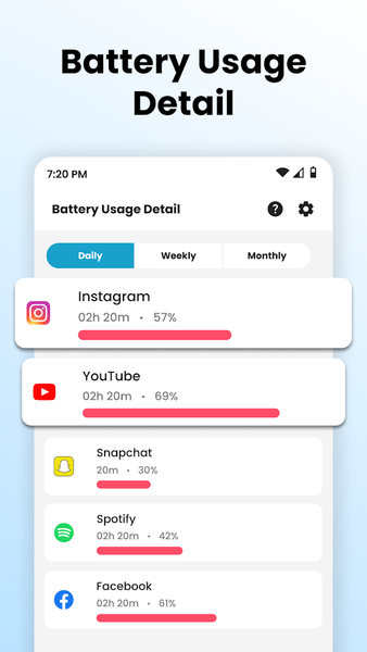 Full Battery 100% Alarm - Image screenshot of android app
