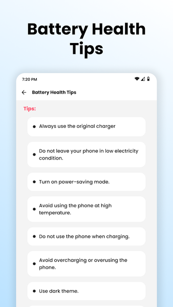 Full Battery 100% Alarm - Image screenshot of android app