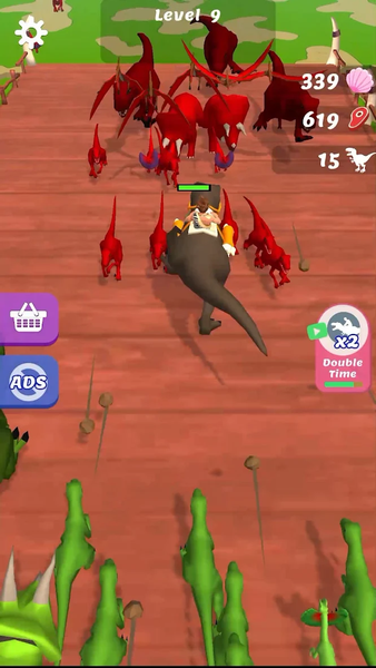 Dino Islands: Collect & Fight - Gameplay image of android game