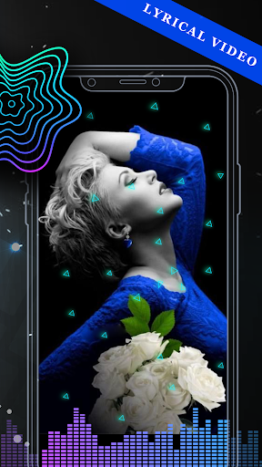 My Photo Lyrical Status Maker - Particle Wave Beat - عکس برنامه موبایلی اندروید