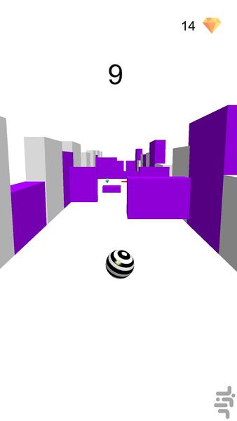 Jumping Ball 3D - Gameplay image of android game