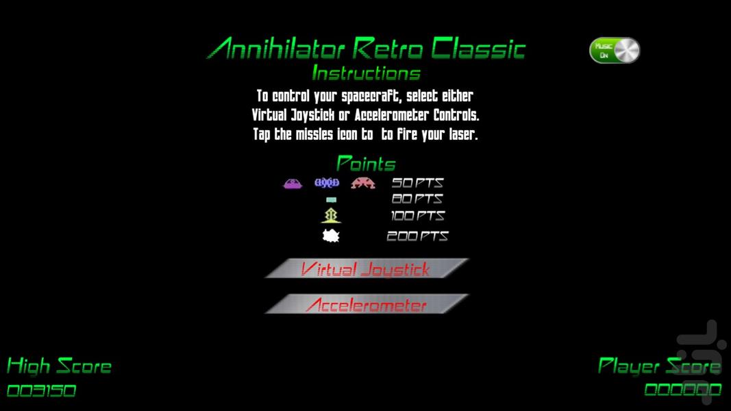 Annihilator Retro Classic - Gameplay image of android game