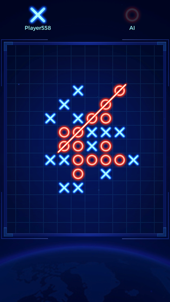 2 Player Games: Tic Tac Toe - Gameplay image of android game