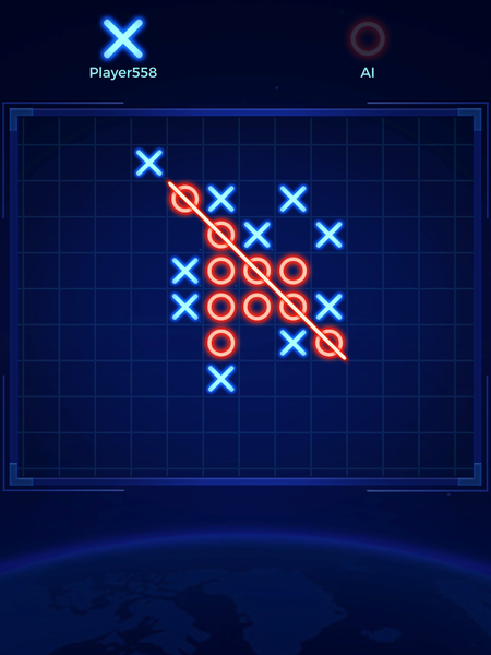 2 Player Games: Tic Tac Toe - Gameplay image of android game