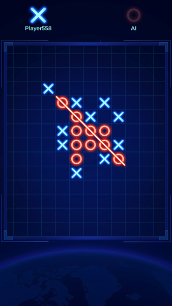 2 Player Games: Tic Tac Toe - Gameplay image of android game