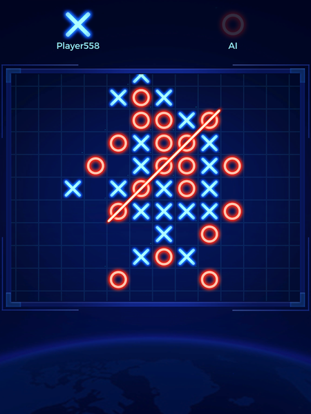 2 Player Games: Tic Tac Toe - Gameplay image of android game