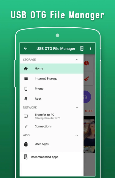 USB OTG File Manager - Image screenshot of android app